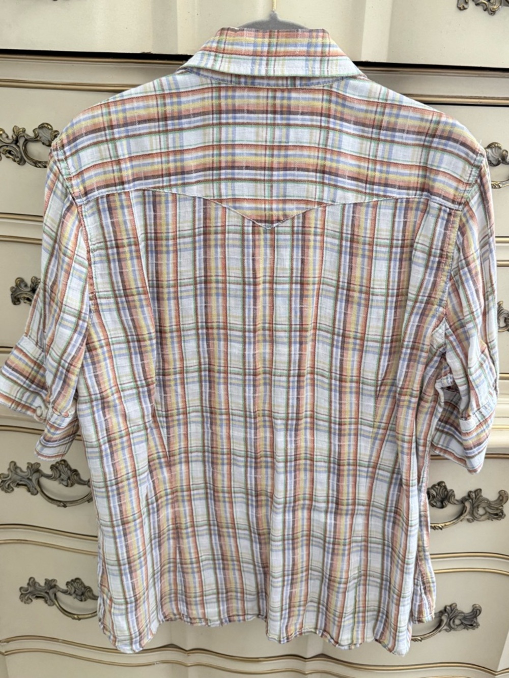 Lucky Brand Women's short sleeve shirt Size Large - Picture 4 of 6